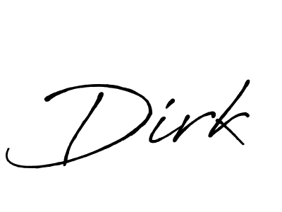 Dirk stylish signature style. Best Handwritten Sign (Antro_Vectra_Bolder) for my name. Handwritten Signature Collection Ideas for my name Dirk. Dirk signature style 7 images and pictures png