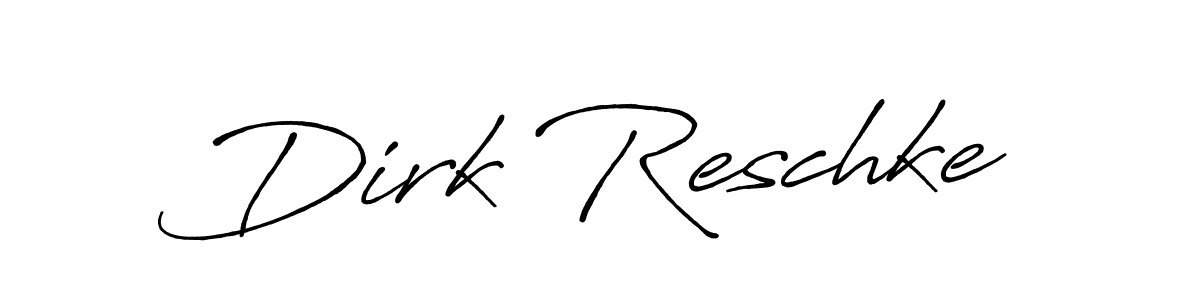 How to make Dirk Reschke name signature. Use Antro_Vectra_Bolder style for creating short signs online. This is the latest handwritten sign. Dirk Reschke signature style 7 images and pictures png