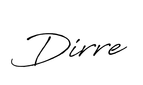 Similarly Antro_Vectra_Bolder is the best handwritten signature design. Signature creator online .You can use it as an online autograph creator for name Dirre. Dirre signature style 7 images and pictures png