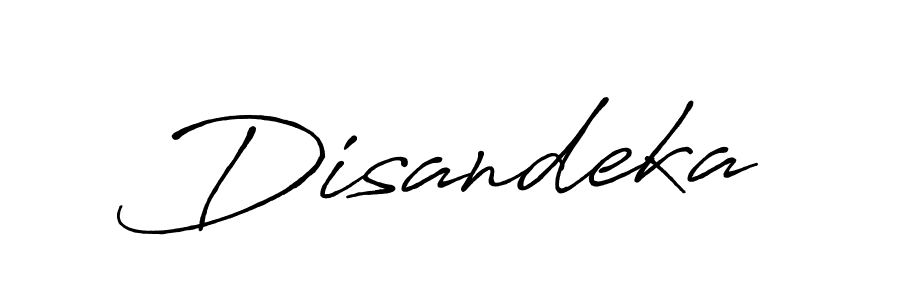 Similarly Antro_Vectra_Bolder is the best handwritten signature design. Signature creator online .You can use it as an online autograph creator for name Disandeka. Disandeka signature style 7 images and pictures png