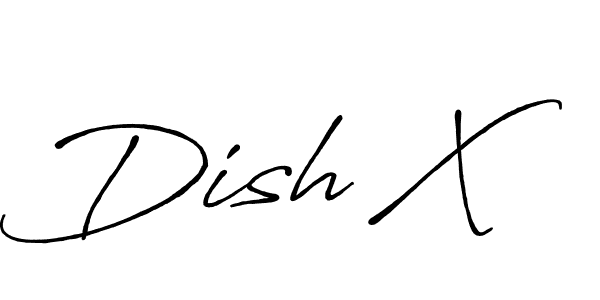 Once you've used our free online signature maker to create your best signature Antro_Vectra_Bolder style, it's time to enjoy all of the benefits that Dish X name signing documents. Dish X signature style 7 images and pictures png