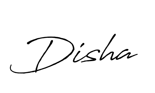 Also we have Disha name is the best signature style. Create professional handwritten signature collection using Antro_Vectra_Bolder autograph style. Disha signature style 7 images and pictures png