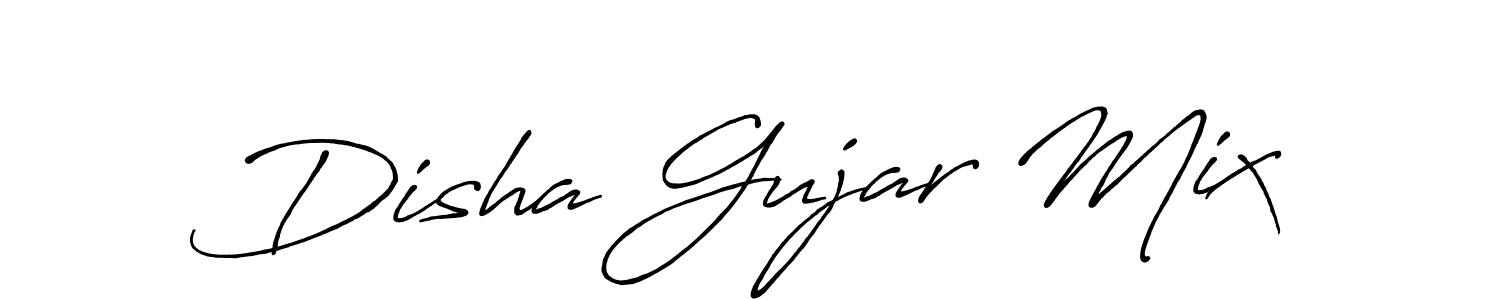 Antro_Vectra_Bolder is a professional signature style that is perfect for those who want to add a touch of class to their signature. It is also a great choice for those who want to make their signature more unique. Get Disha Gujar Mix name to fancy signature for free. Disha Gujar Mix signature style 7 images and pictures png