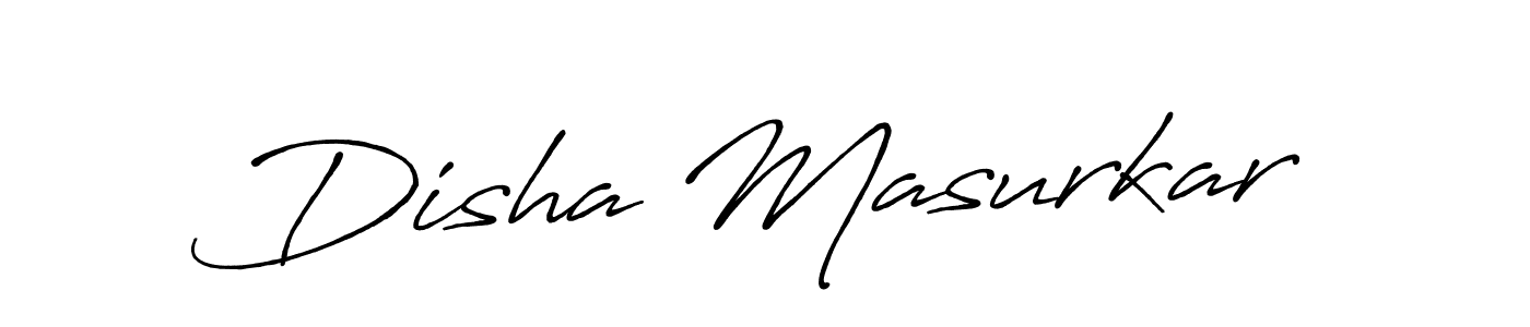 Use a signature maker to create a handwritten signature online. With this signature software, you can design (Antro_Vectra_Bolder) your own signature for name Disha Masurkar. Disha Masurkar signature style 7 images and pictures png