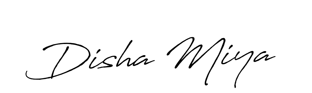 Also You can easily find your signature by using the search form. We will create Disha Miya name handwritten signature images for you free of cost using Antro_Vectra_Bolder sign style. Disha Miya signature style 7 images and pictures png