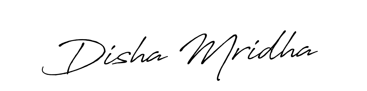 Antro_Vectra_Bolder is a professional signature style that is perfect for those who want to add a touch of class to their signature. It is also a great choice for those who want to make their signature more unique. Get Disha Mridha name to fancy signature for free. Disha Mridha signature style 7 images and pictures png