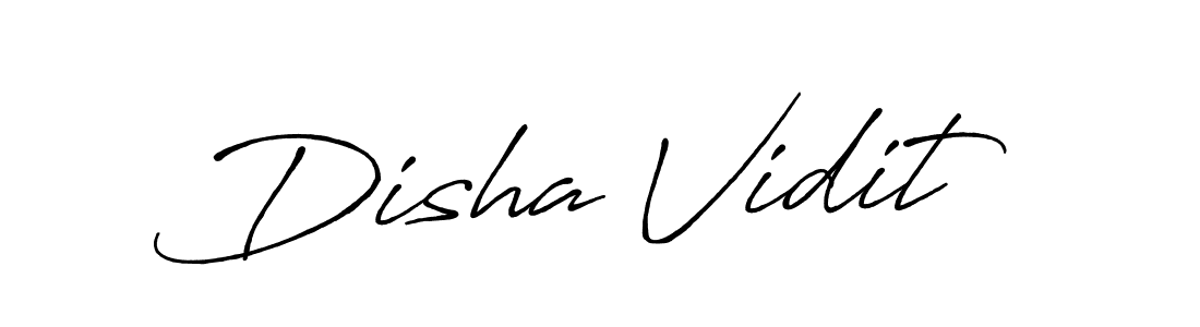 Make a beautiful signature design for name Disha Vidit. Use this online signature maker to create a handwritten signature for free. Disha Vidit signature style 7 images and pictures png