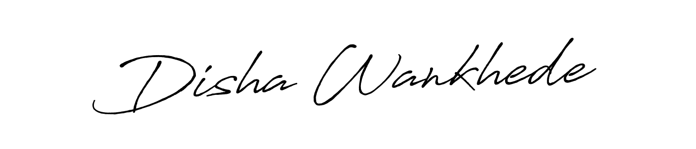 Similarly Antro_Vectra_Bolder is the best handwritten signature design. Signature creator online .You can use it as an online autograph creator for name Disha Wankhede. Disha Wankhede signature style 7 images and pictures png