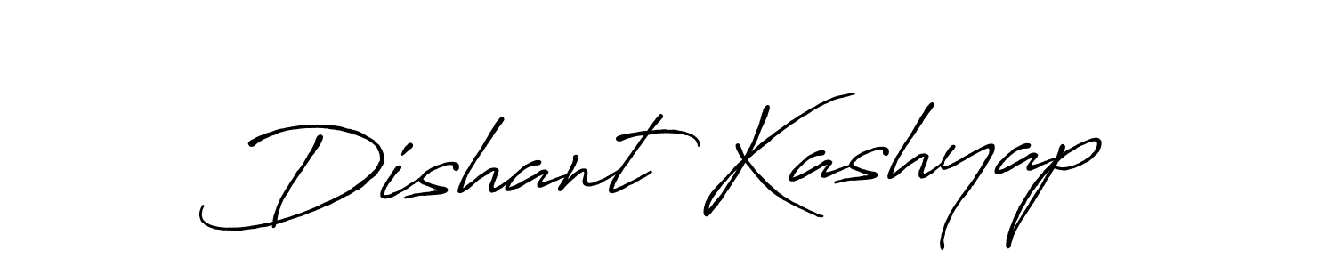 Dishant Kashyap stylish signature style. Best Handwritten Sign (Antro_Vectra_Bolder) for my name. Handwritten Signature Collection Ideas for my name Dishant Kashyap. Dishant Kashyap signature style 7 images and pictures png