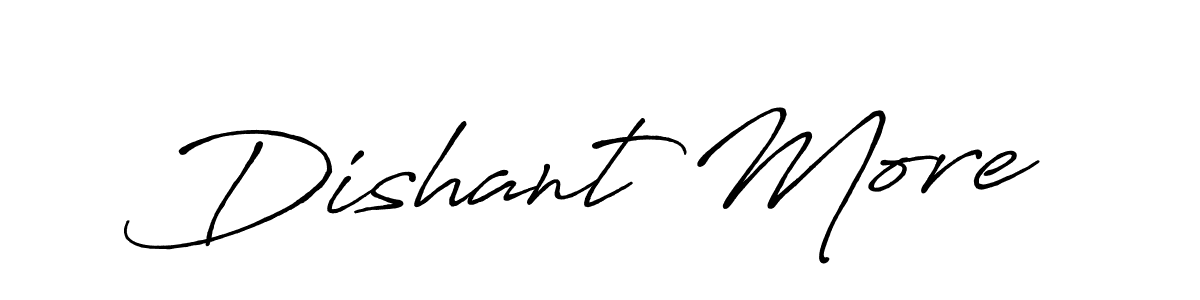 How to Draw Dishant More signature style? Antro_Vectra_Bolder is a latest design signature styles for name Dishant More. Dishant More signature style 7 images and pictures png