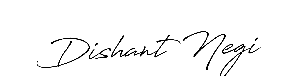 Dishant Negi stylish signature style. Best Handwritten Sign (Antro_Vectra_Bolder) for my name. Handwritten Signature Collection Ideas for my name Dishant Negi. Dishant Negi signature style 7 images and pictures png