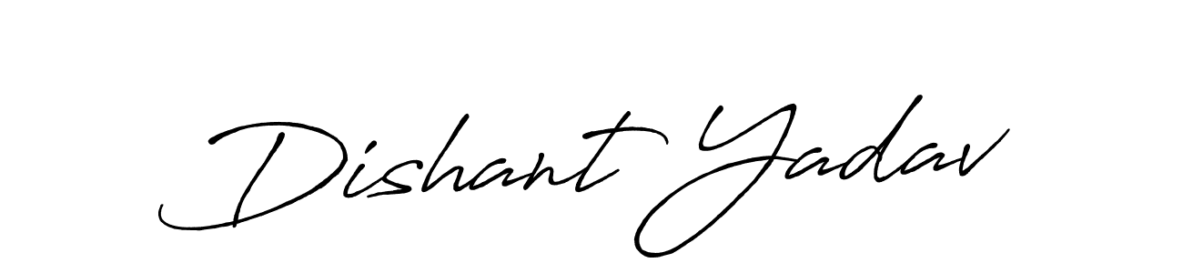 How to Draw Dishant Yadav signature style? Antro_Vectra_Bolder is a latest design signature styles for name Dishant Yadav. Dishant Yadav signature style 7 images and pictures png