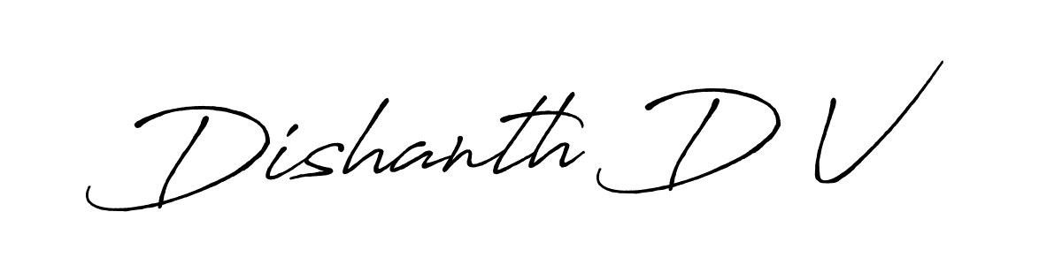 This is the best signature style for the Dishanth D V name. Also you like these signature font (Antro_Vectra_Bolder). Mix name signature. Dishanth D V signature style 7 images and pictures png