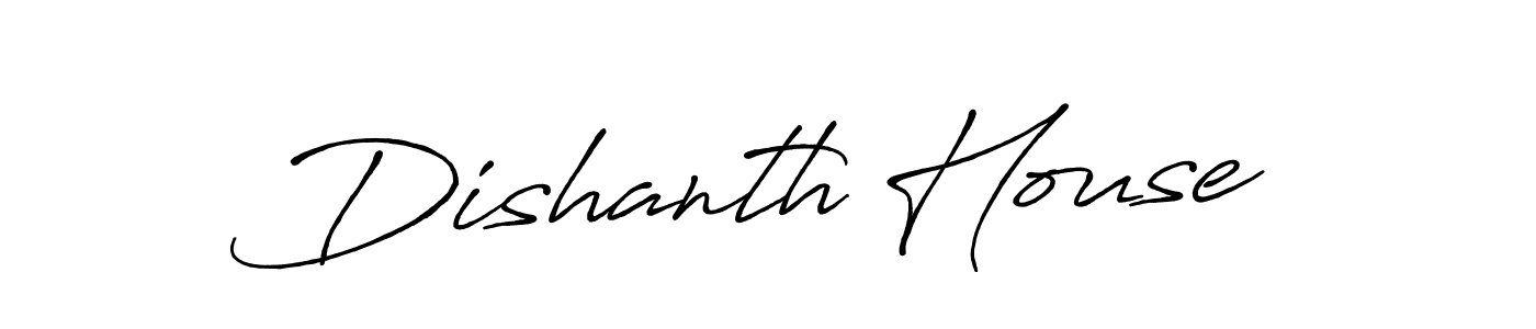 Use a signature maker to create a handwritten signature online. With this signature software, you can design (Antro_Vectra_Bolder) your own signature for name Dishanth House. Dishanth House signature style 7 images and pictures png