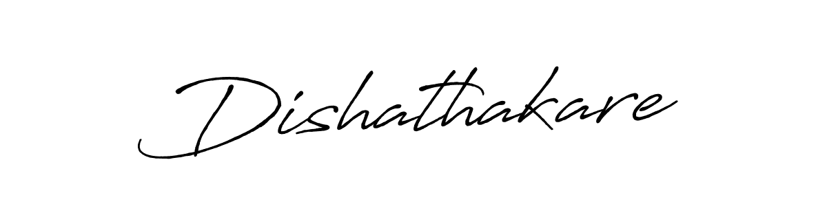 How to make Dishathakare signature? Antro_Vectra_Bolder is a professional autograph style. Create handwritten signature for Dishathakare name. Dishathakare signature style 7 images and pictures png