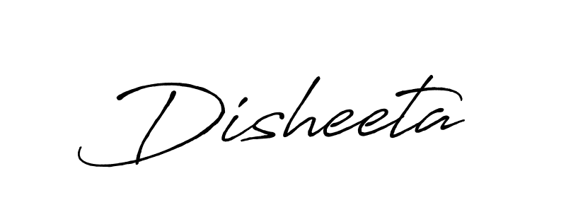 Use a signature maker to create a handwritten signature online. With this signature software, you can design (Antro_Vectra_Bolder) your own signature for name Disheeta. Disheeta signature style 7 images and pictures png