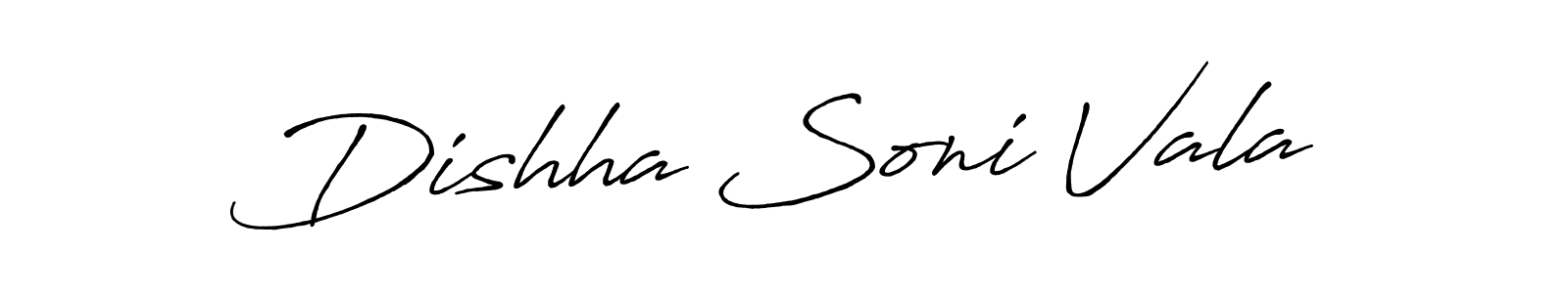 Once you've used our free online signature maker to create your best signature Antro_Vectra_Bolder style, it's time to enjoy all of the benefits that Dishha Soni Vala name signing documents. Dishha Soni Vala signature style 7 images and pictures png