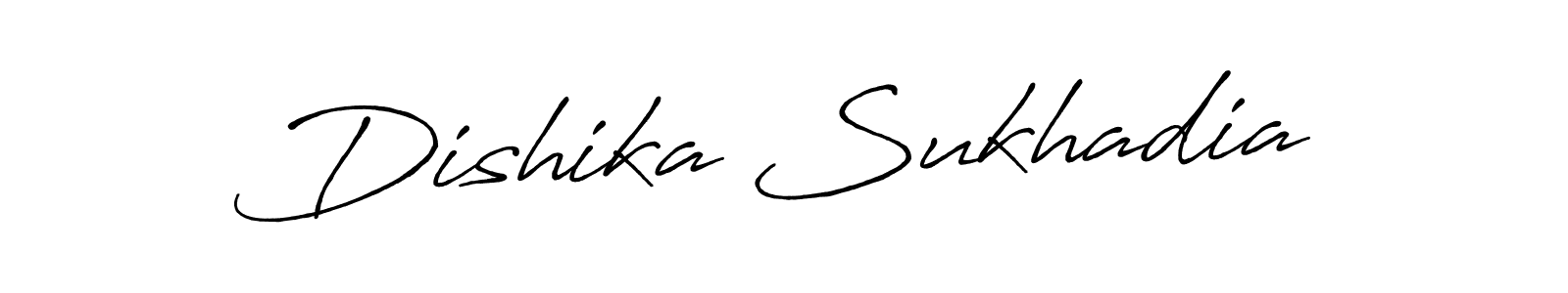 if you are searching for the best signature style for your name Dishika Sukhadia. so please give up your signature search. here we have designed multiple signature styles  using Antro_Vectra_Bolder. Dishika Sukhadia signature style 7 images and pictures png