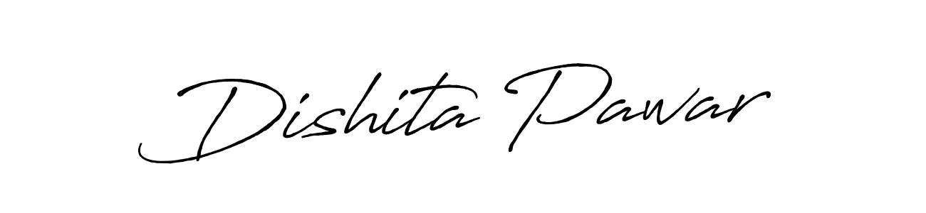 Antro_Vectra_Bolder is a professional signature style that is perfect for those who want to add a touch of class to their signature. It is also a great choice for those who want to make their signature more unique. Get Dishita Pawar name to fancy signature for free. Dishita Pawar signature style 7 images and pictures png