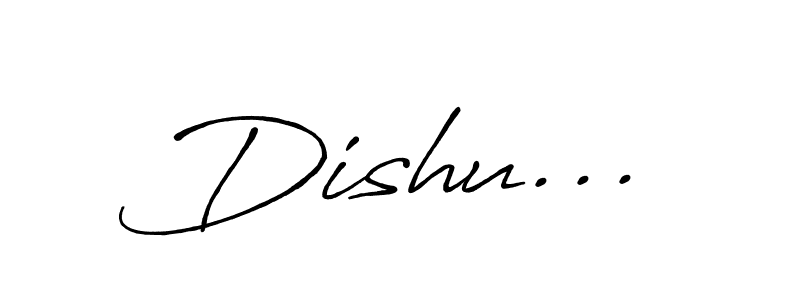 Check out images of Autograph of Dishu... name. Actor Dishu... Signature Style. Antro_Vectra_Bolder is a professional sign style online. Dishu... signature style 7 images and pictures png
