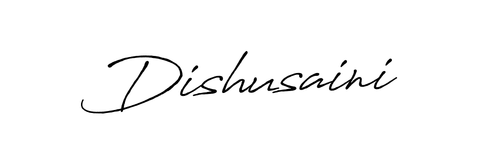 How to make Dishusaini signature? Antro_Vectra_Bolder is a professional autograph style. Create handwritten signature for Dishusaini name. Dishusaini signature style 7 images and pictures png