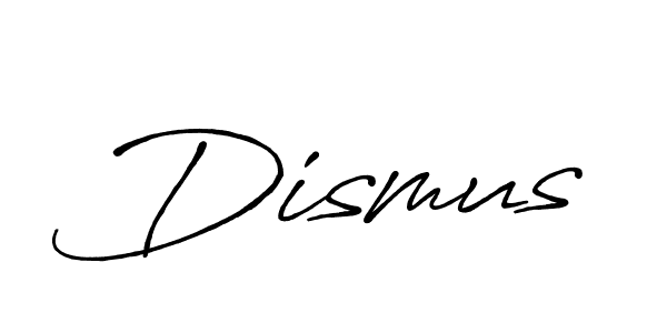 Design your own signature with our free online signature maker. With this signature software, you can create a handwritten (Antro_Vectra_Bolder) signature for name Dismus. Dismus signature style 7 images and pictures png