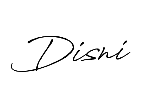 The best way (Antro_Vectra_Bolder) to make a short signature is to pick only two or three words in your name. The name Disni include a total of six letters. For converting this name. Disni signature style 7 images and pictures png