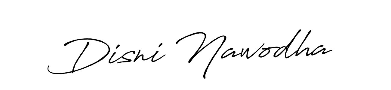 Once you've used our free online signature maker to create your best signature Antro_Vectra_Bolder style, it's time to enjoy all of the benefits that Disni Nawodha name signing documents. Disni Nawodha signature style 7 images and pictures png