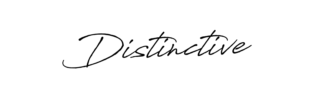 Use a signature maker to create a handwritten signature online. With this signature software, you can design (Antro_Vectra_Bolder) your own signature for name Distinctive. Distinctive signature style 7 images and pictures png