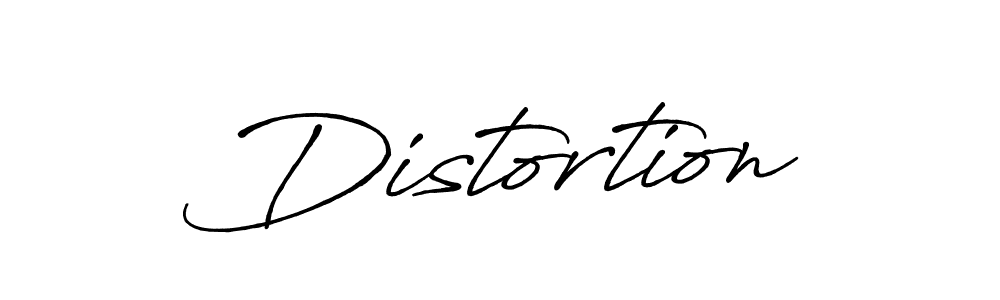 Use a signature maker to create a handwritten signature online. With this signature software, you can design (Antro_Vectra_Bolder) your own signature for name Distortion. Distortion signature style 7 images and pictures png