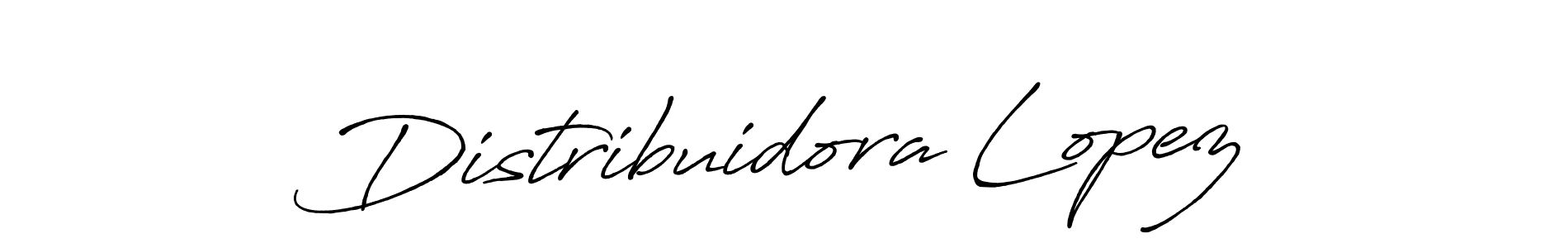 if you are searching for the best signature style for your name Distribuidora Lopez. so please give up your signature search. here we have designed multiple signature styles  using Antro_Vectra_Bolder. Distribuidora Lopez signature style 7 images and pictures png
