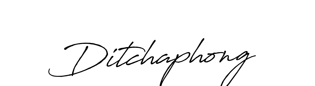 How to make Ditchaphong signature? Antro_Vectra_Bolder is a professional autograph style. Create handwritten signature for Ditchaphong name. Ditchaphong signature style 7 images and pictures png