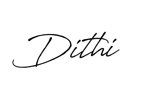 Dithi stylish signature style. Best Handwritten Sign (Antro_Vectra_Bolder) for my name. Handwritten Signature Collection Ideas for my name Dithi. Dithi signature style 7 images and pictures png