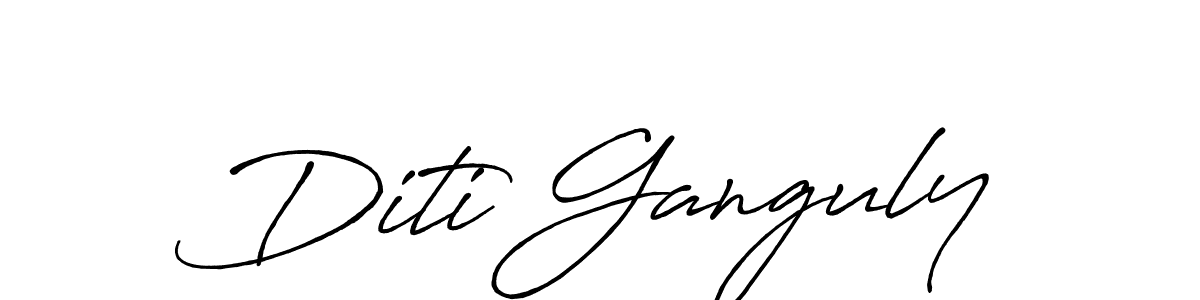 Similarly Antro_Vectra_Bolder is the best handwritten signature design. Signature creator online .You can use it as an online autograph creator for name Diti Ganguly. Diti Ganguly signature style 7 images and pictures png
