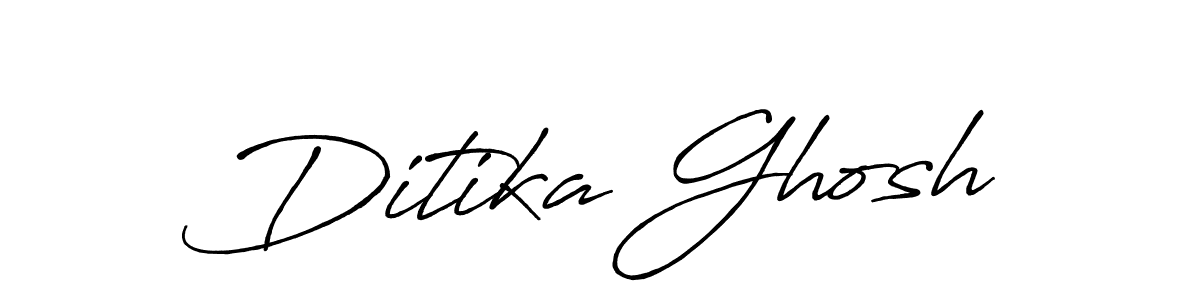 Ditika Ghosh stylish signature style. Best Handwritten Sign (Antro_Vectra_Bolder) for my name. Handwritten Signature Collection Ideas for my name Ditika Ghosh. Ditika Ghosh signature style 7 images and pictures png