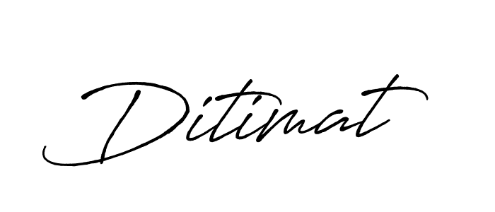 Make a beautiful signature design for name Ditimat. With this signature (Antro_Vectra_Bolder) style, you can create a handwritten signature for free. Ditimat signature style 7 images and pictures png