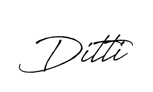 Also You can easily find your signature by using the search form. We will create Ditti name handwritten signature images for you free of cost using Antro_Vectra_Bolder sign style. Ditti signature style 7 images and pictures png