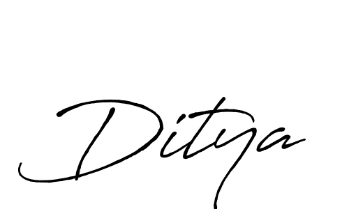 Also You can easily find your signature by using the search form. We will create Ditya name handwritten signature images for you free of cost using Antro_Vectra_Bolder sign style. Ditya signature style 7 images and pictures png