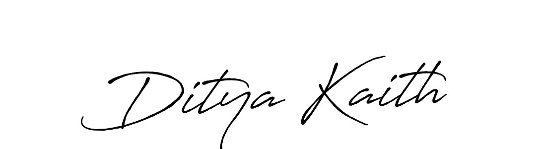 Also You can easily find your signature by using the search form. We will create Ditya Kaith name handwritten signature images for you free of cost using Antro_Vectra_Bolder sign style. Ditya Kaith signature style 7 images and pictures png