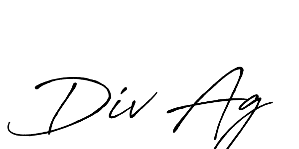 Similarly Antro_Vectra_Bolder is the best handwritten signature design. Signature creator online .You can use it as an online autograph creator for name Div Ag. Div Ag signature style 7 images and pictures png