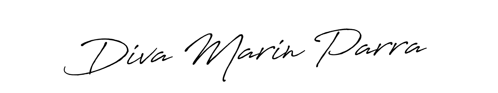 Also You can easily find your signature by using the search form. We will create Diva Marin Parra name handwritten signature images for you free of cost using Antro_Vectra_Bolder sign style. Diva Marin Parra signature style 7 images and pictures png