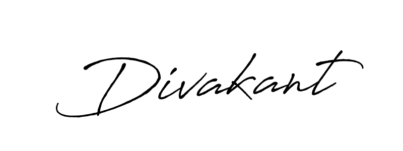 Also we have Divakant name is the best signature style. Create professional handwritten signature collection using Antro_Vectra_Bolder autograph style. Divakant signature style 7 images and pictures png