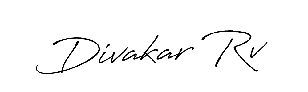 It looks lik you need a new signature style for name Divakar Rv. Design unique handwritten (Antro_Vectra_Bolder) signature with our free signature maker in just a few clicks. Divakar Rv signature style 7 images and pictures png