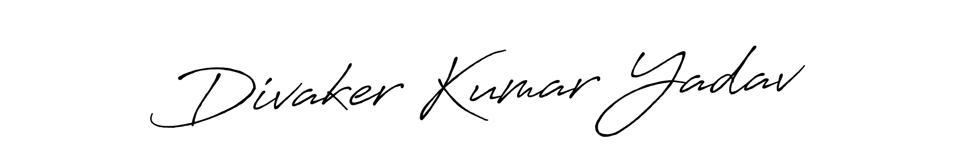 The best way (Antro_Vectra_Bolder) to make a short signature is to pick only two or three words in your name. The name Divaker Kumar Yadav include a total of six letters. For converting this name. Divaker Kumar Yadav signature style 7 images and pictures png