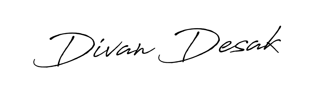 This is the best signature style for the Divan Desak name. Also you like these signature font (Antro_Vectra_Bolder). Mix name signature. Divan Desak signature style 7 images and pictures png