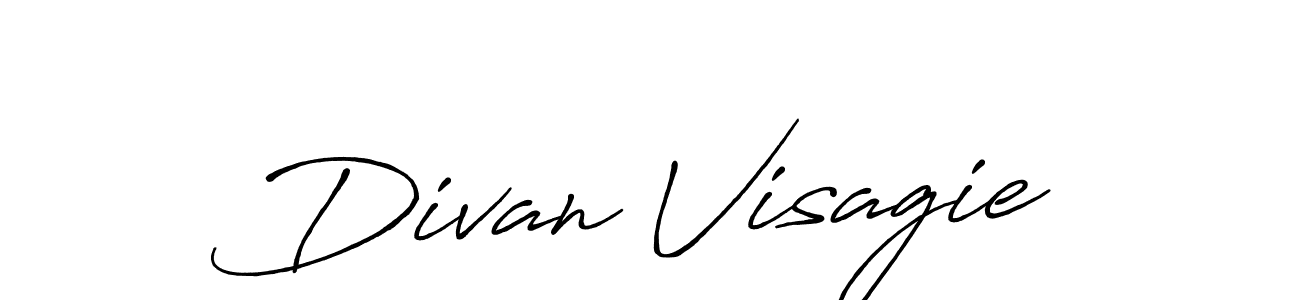 Also You can easily find your signature by using the search form. We will create Divan Visagie name handwritten signature images for you free of cost using Antro_Vectra_Bolder sign style. Divan Visagie signature style 7 images and pictures png