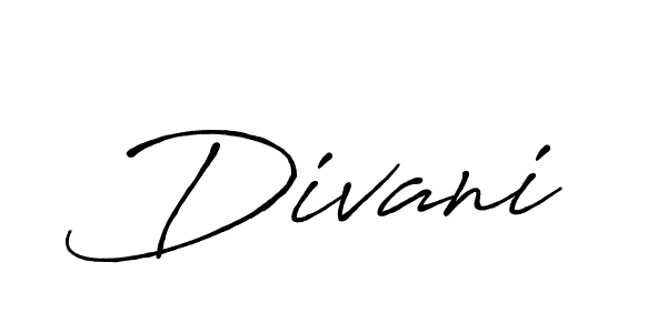 Divani stylish signature style. Best Handwritten Sign (Antro_Vectra_Bolder) for my name. Handwritten Signature Collection Ideas for my name Divani. Divani signature style 7 images and pictures png