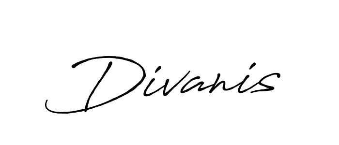 Once you've used our free online signature maker to create your best signature Antro_Vectra_Bolder style, it's time to enjoy all of the benefits that Divanis name signing documents. Divanis signature style 7 images and pictures png