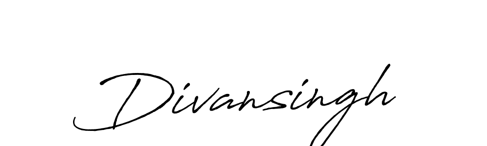 Divansingh stylish signature style. Best Handwritten Sign (Antro_Vectra_Bolder) for my name. Handwritten Signature Collection Ideas for my name Divansingh. Divansingh signature style 7 images and pictures png