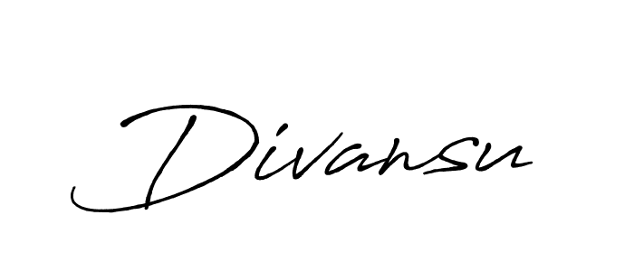 if you are searching for the best signature style for your name Divansu. so please give up your signature search. here we have designed multiple signature styles  using Antro_Vectra_Bolder. Divansu signature style 7 images and pictures png